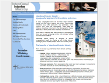 Tablet Screenshot of interimministrylcms.org